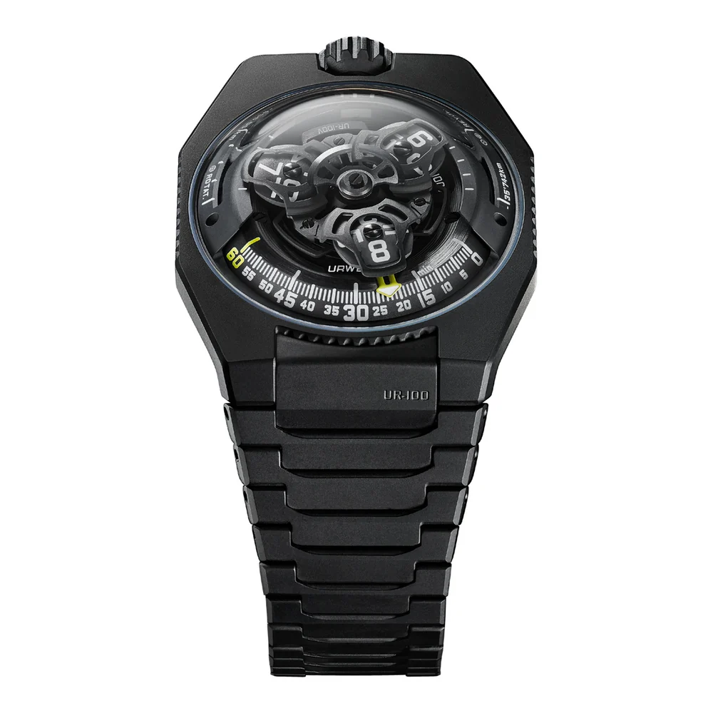 Urwerk UR-100V Full Black Titanium Jacket