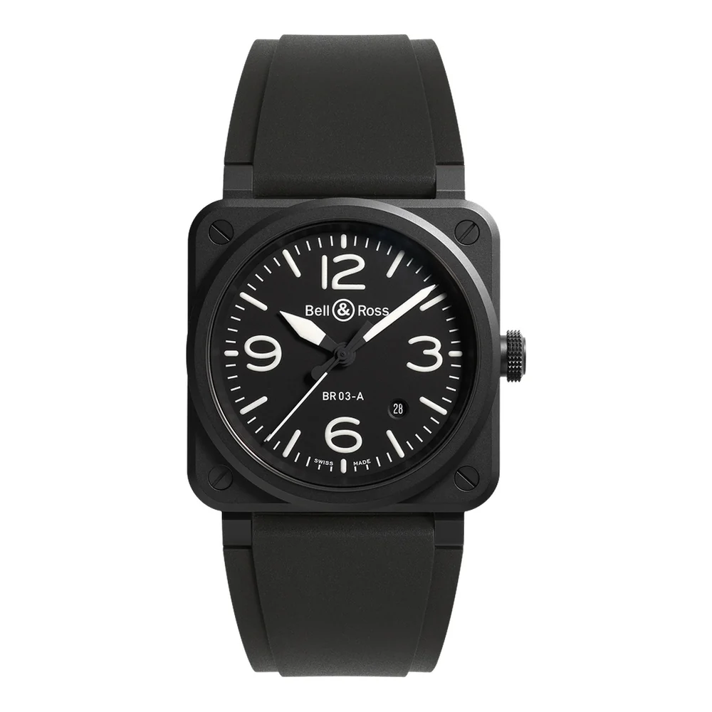 Bell & Ross BR 03 Black Matte - black ceramic