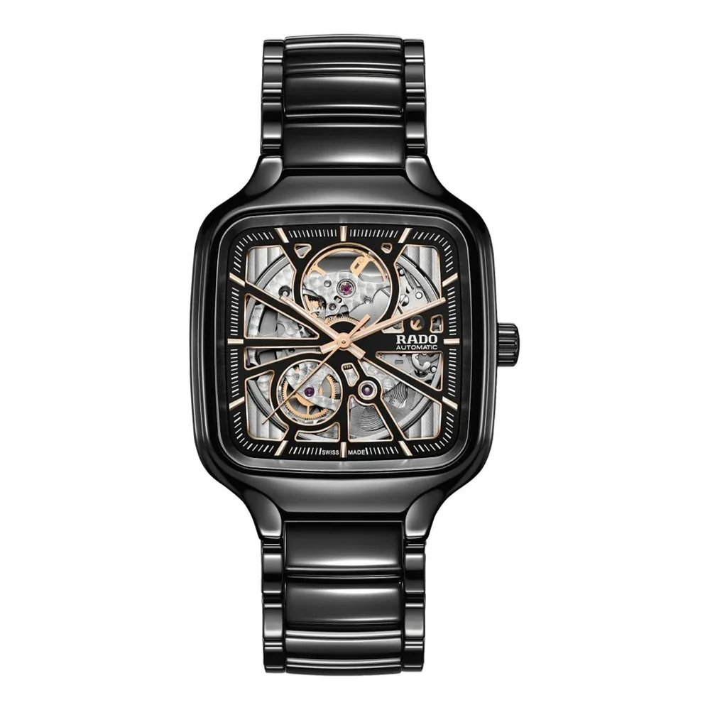 Rado True Square Automatic black ceramic