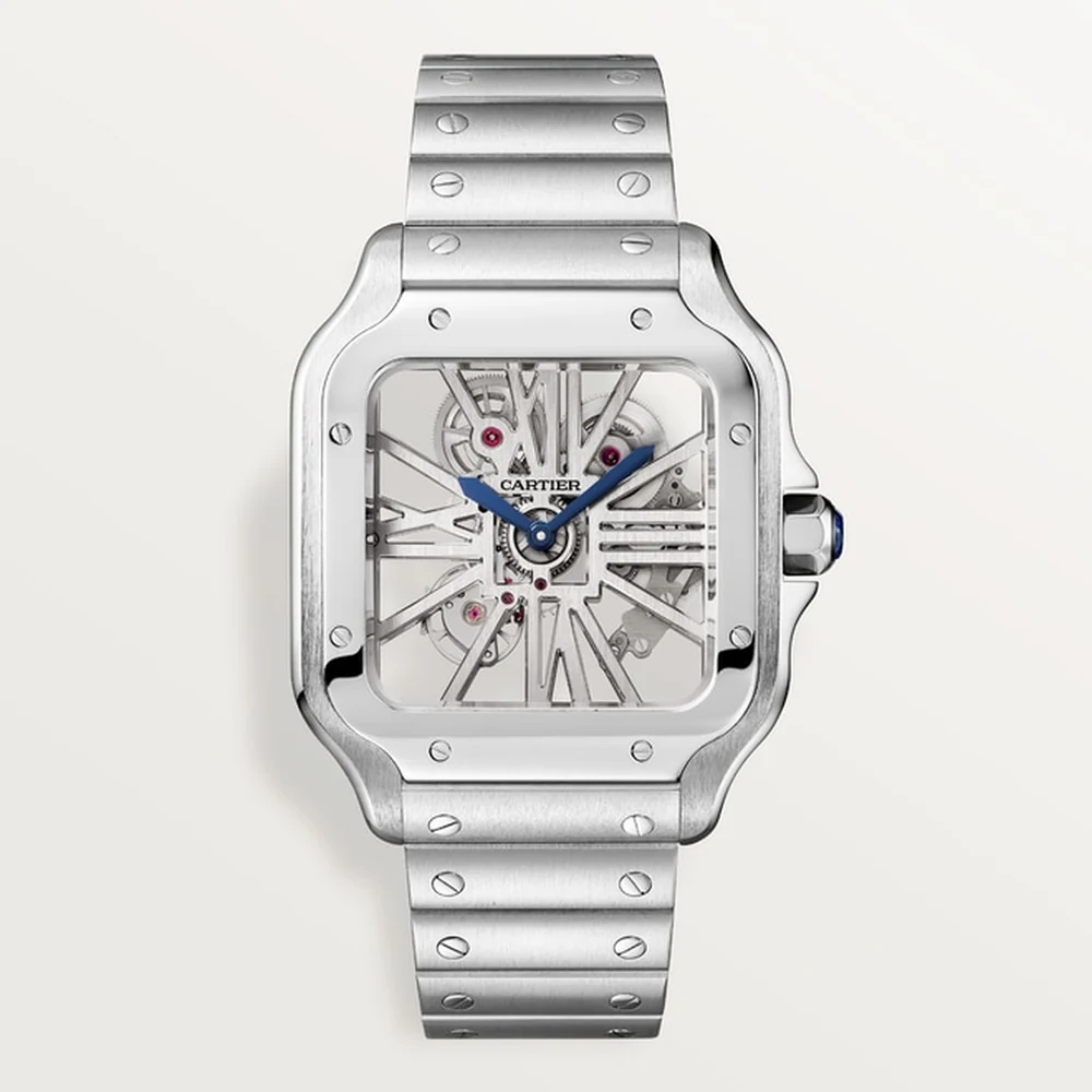 Cartier Santos Skeleton steel