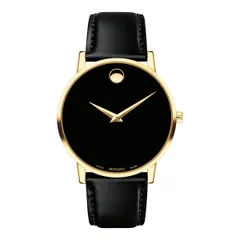 Movado Museum black gold