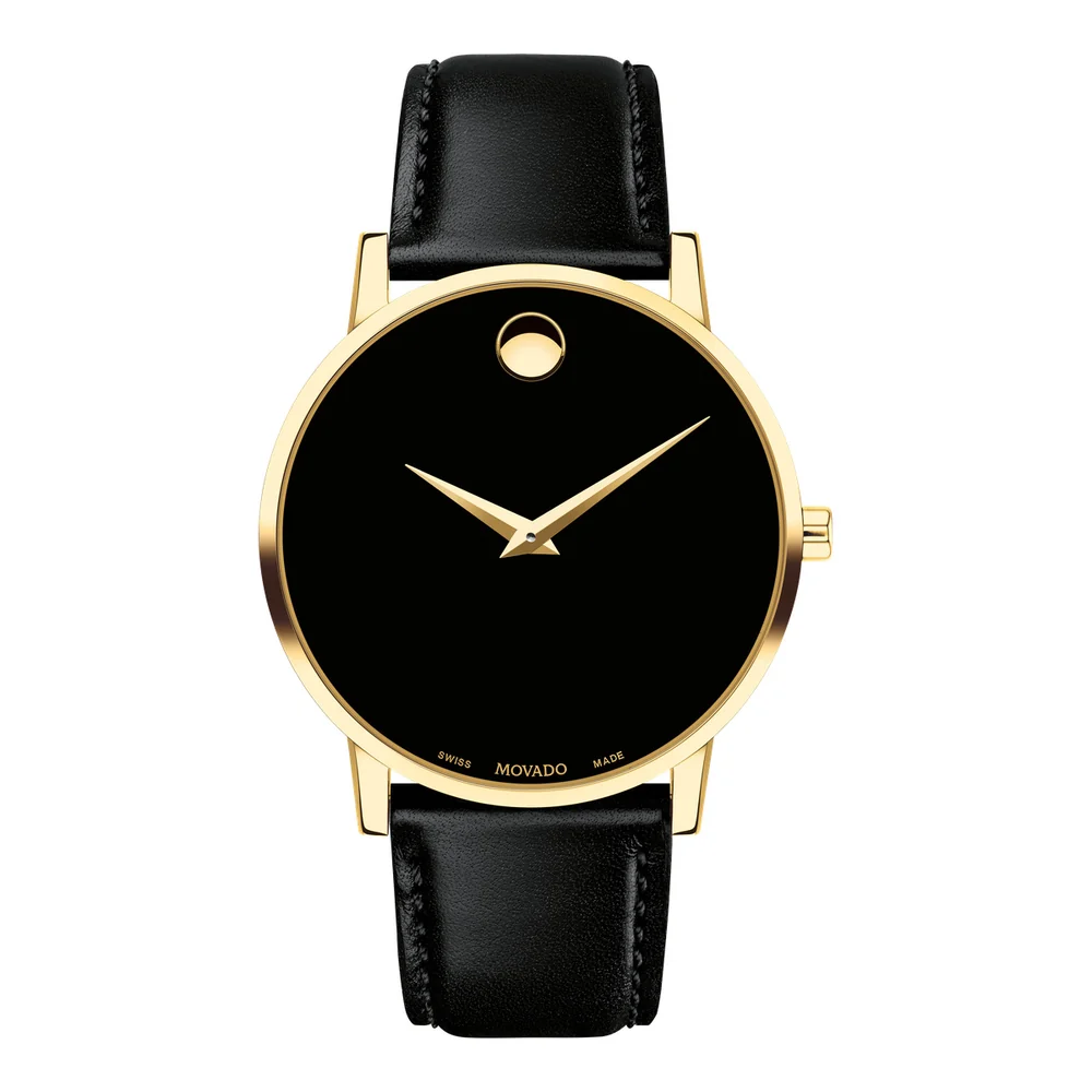Movado Museum black gold