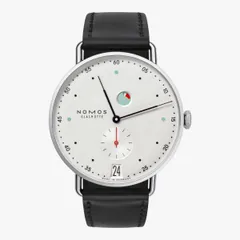 Nomos Metro Date Power Reserve white