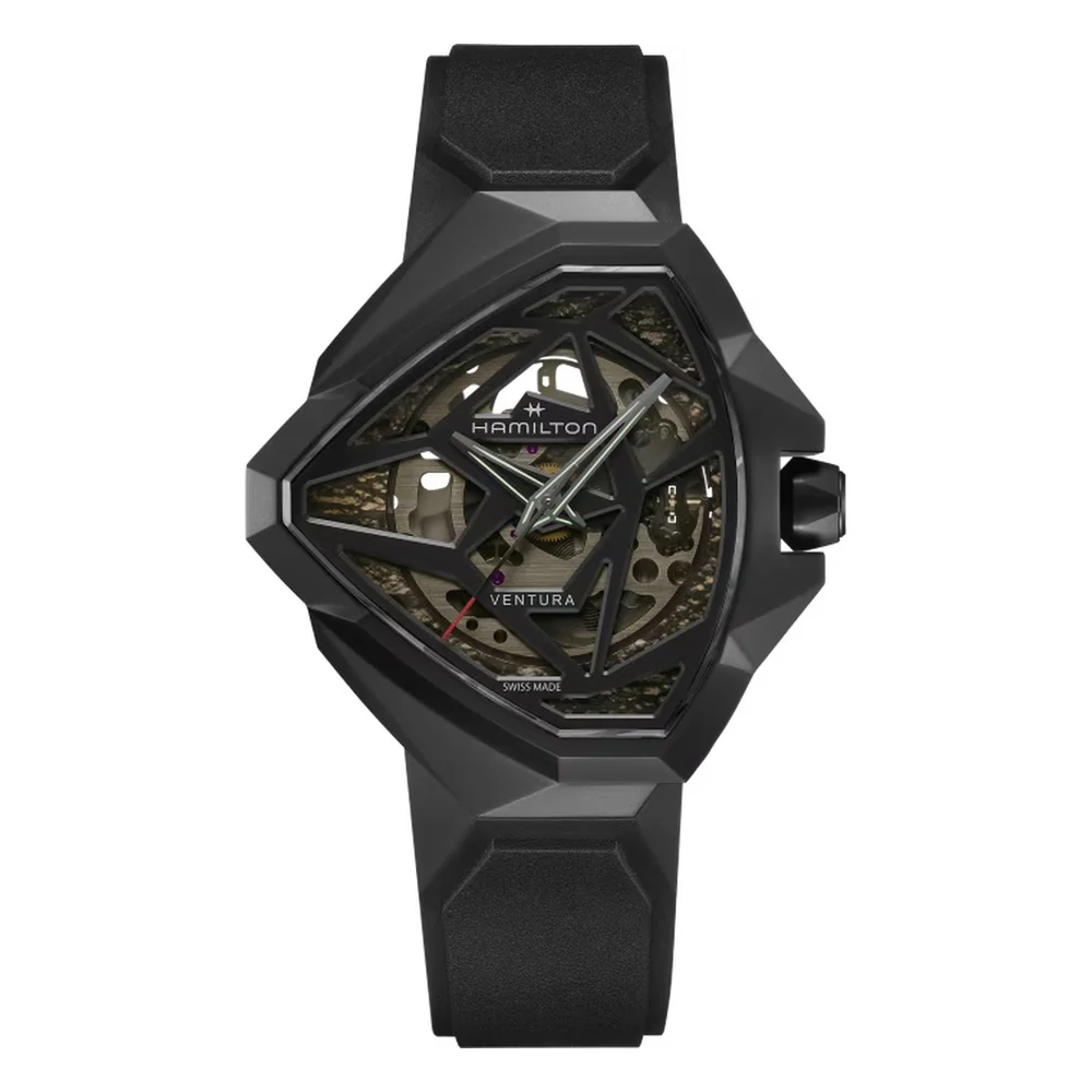 Hamilton Ventura Edge Skeleton black