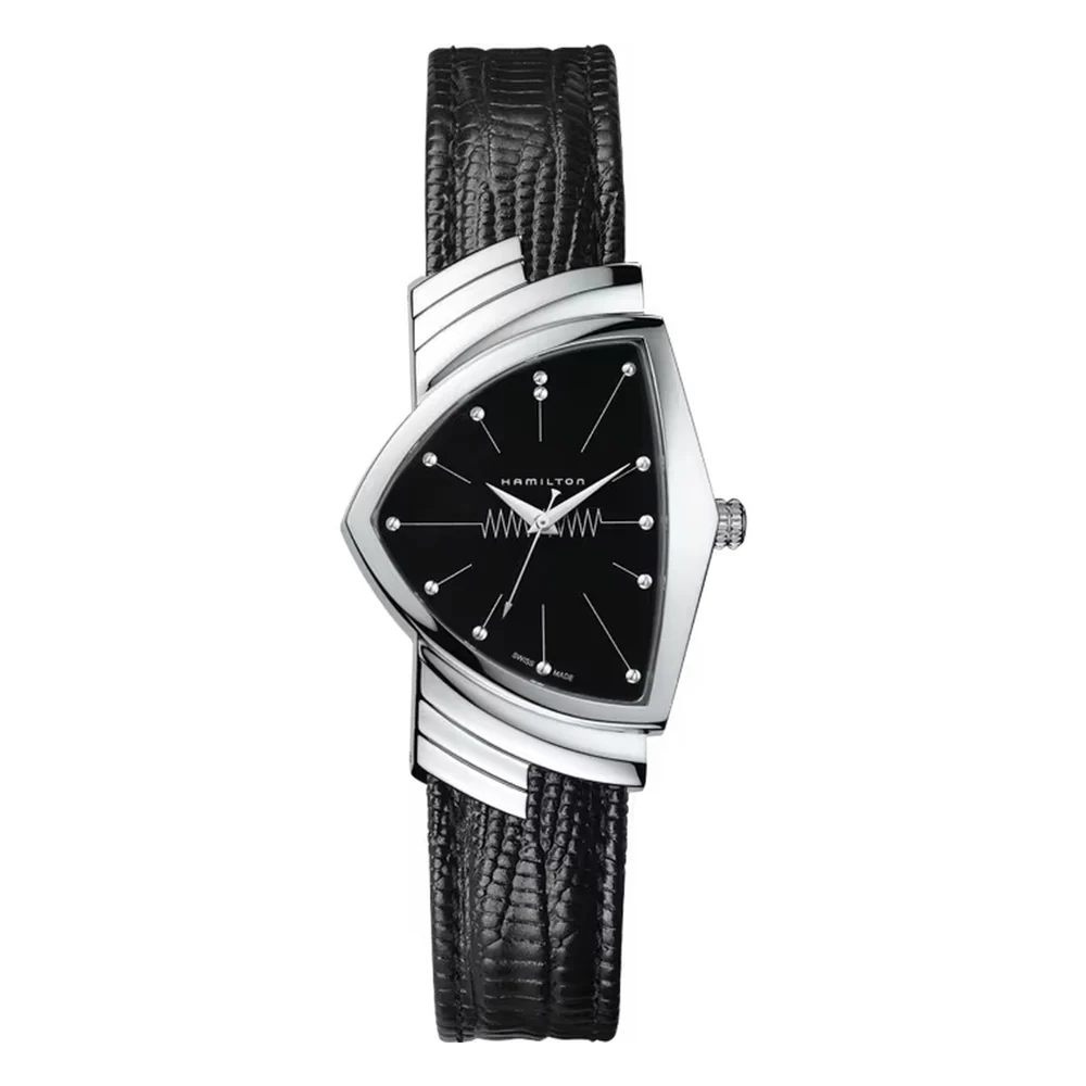 Hamilton Ventura Quartz steel black