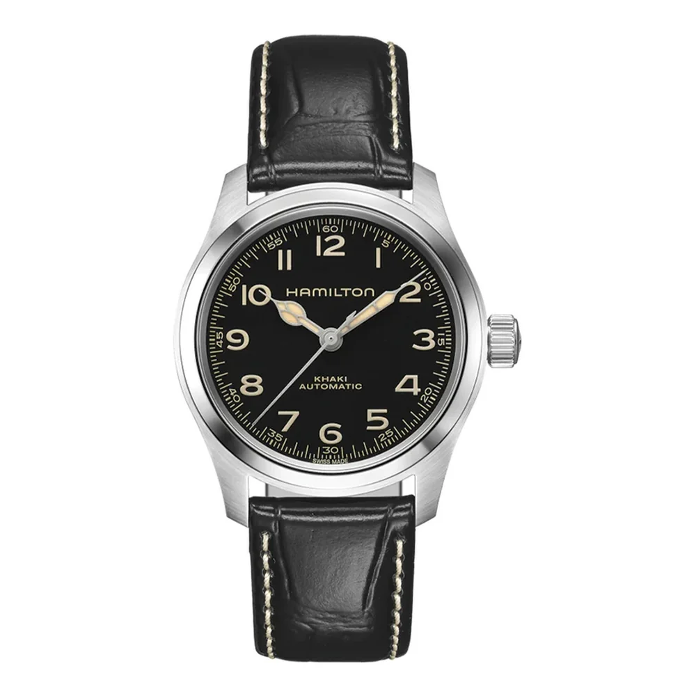 Hamilton Murph black leather